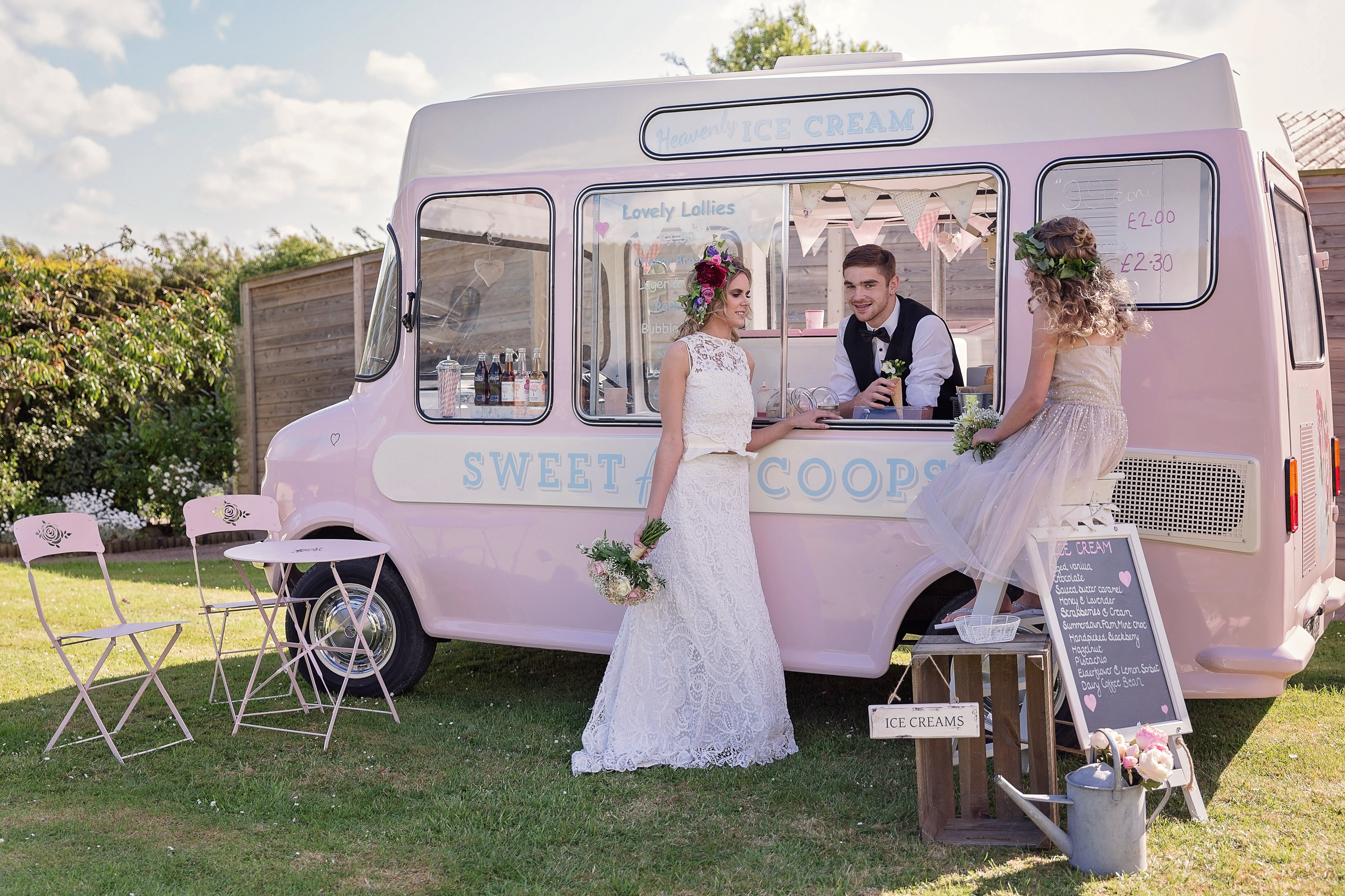 Vintage Ice Cream Van at June Weddings